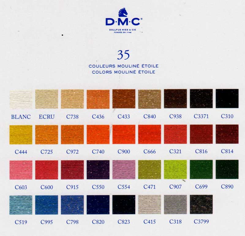 DMC Mouliné Étoile Embroidery Threads