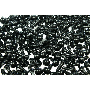 Safety Eyes for toy making - Black