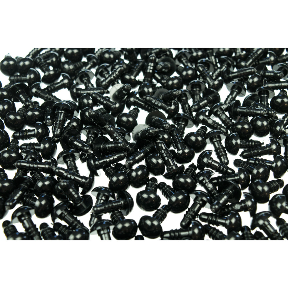 Safety Eyes for toy making - Black