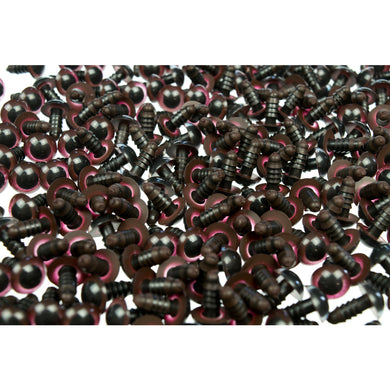 Safety Eyes for toy making - Brown