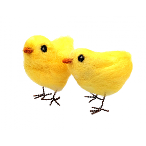 The Crafty Kit Company - Easter Chicks Needle Felting Kit