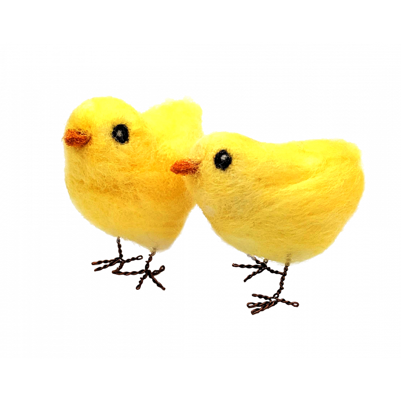 The Crafty Kit Company - Easter Chicks Needle Felting Kit