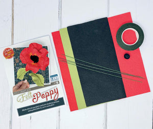 The Crafty Kit Company - Felt Poppy Craft Kit