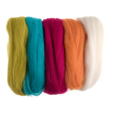 Load image into Gallery viewer, Needle Felting Wool Roving - Mixed Bags - 50gm