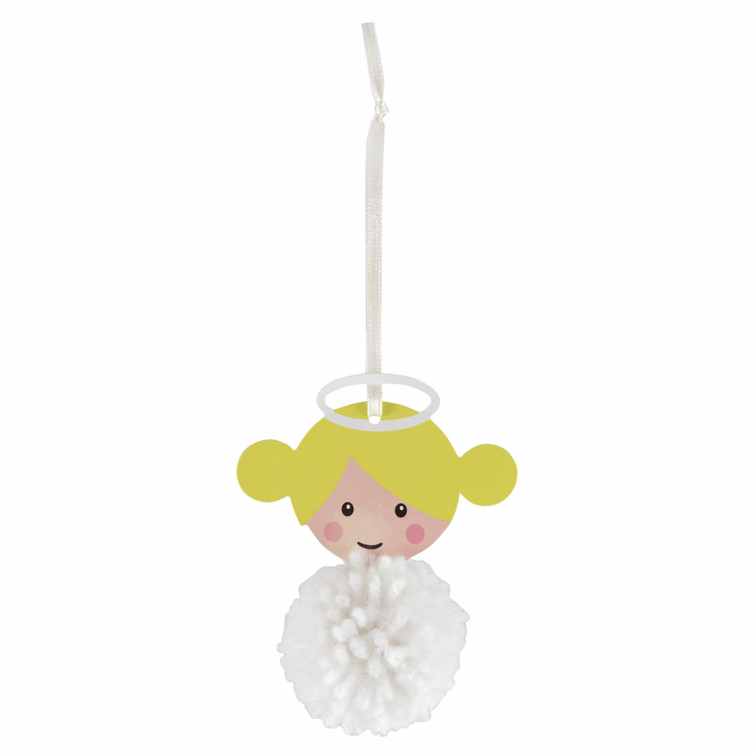 Christmas Angel Pom Pom Decoration Kit