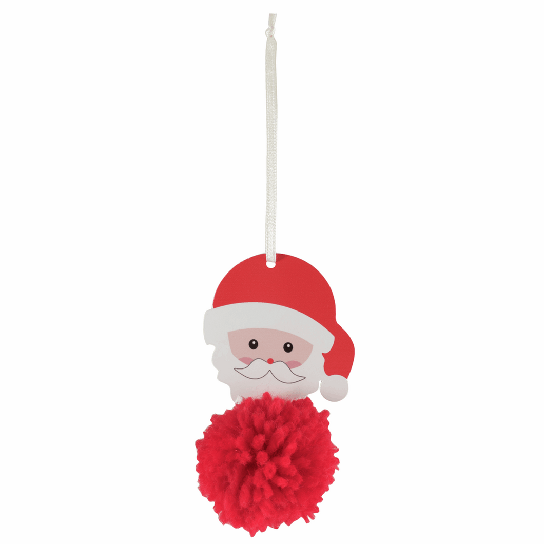 Christmas Santa Pom Pom Decoration Kit