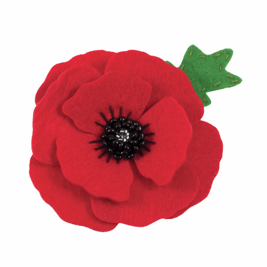 Poppy Brooch Sewing Kit