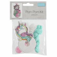 Load image into Gallery viewer, Unicorn Pom Pom Decoration Kit