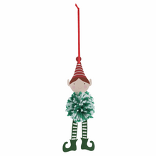Load image into Gallery viewer, Christmas Elf Pom Pom Decoration Kit