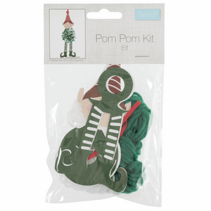 Christmas Elf Pom Pom Decoration Kit