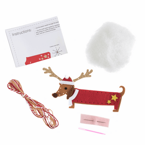 Christmas Daschund Sewing Kit