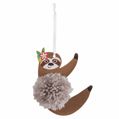 Sloth Pom Pom Decoration Kit