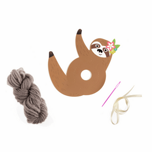 Sloth Pom Pom Decoration Kit