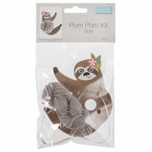 Load image into Gallery viewer, Sloth Pom Pom Decoration Kit