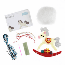 Load image into Gallery viewer, Christmas Rocking Horse Sewing Kit