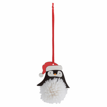 Load image into Gallery viewer, Christmas Penguin Pom Pom Decoration Kit