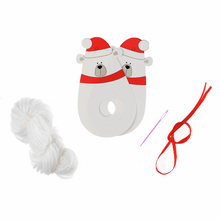 Load image into Gallery viewer, Polar Bear Pom Pom Decoration Kit