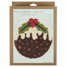 Load image into Gallery viewer, Punch Needle Kit - Christmas Pudding