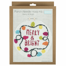 Load image into Gallery viewer, Punch Needle Kit - Merry &amp; Bright
