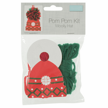 Load image into Gallery viewer, Woolly Hat Pom Pom Decoration Kit