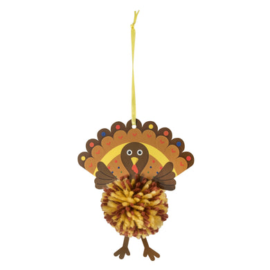 Christmas Turkey Pom Pom Decoration Kit