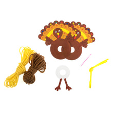 Load image into Gallery viewer, Christmas Turkey Pom Pom Decoration Kit