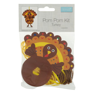 Christmas Turkey Pom Pom Decoration Kit