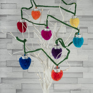 Christmas Pom Pom Garland Decoration Kit