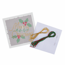 Load image into Gallery viewer, Christmas &quot;Merry Christmas&quot; - Cross Stitch Kit