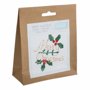 Christmas "Merry Christmas" - Cross Stitch Kit