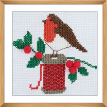 Load image into Gallery viewer, Christmas Robin - Cross Stitch Kit
