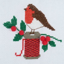 Load image into Gallery viewer, Christmas Robin - Cross Stitch Kit