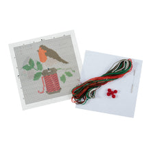 Load image into Gallery viewer, Christmas Robin - Cross Stitch Kit