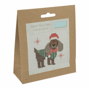 Christmas Beagle - Cross Stitch Kit