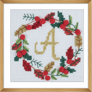 Christmas Wreath - Cross Stitch Kit