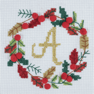 Christmas Wreath - Cross Stitch Kit