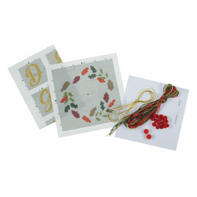 Load image into Gallery viewer, Christmas Wreath - Cross Stitch Kit