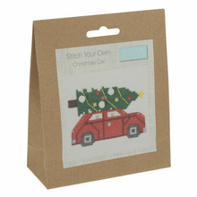 Load image into Gallery viewer, Christmas Tree Car - Cross Stitch Kit