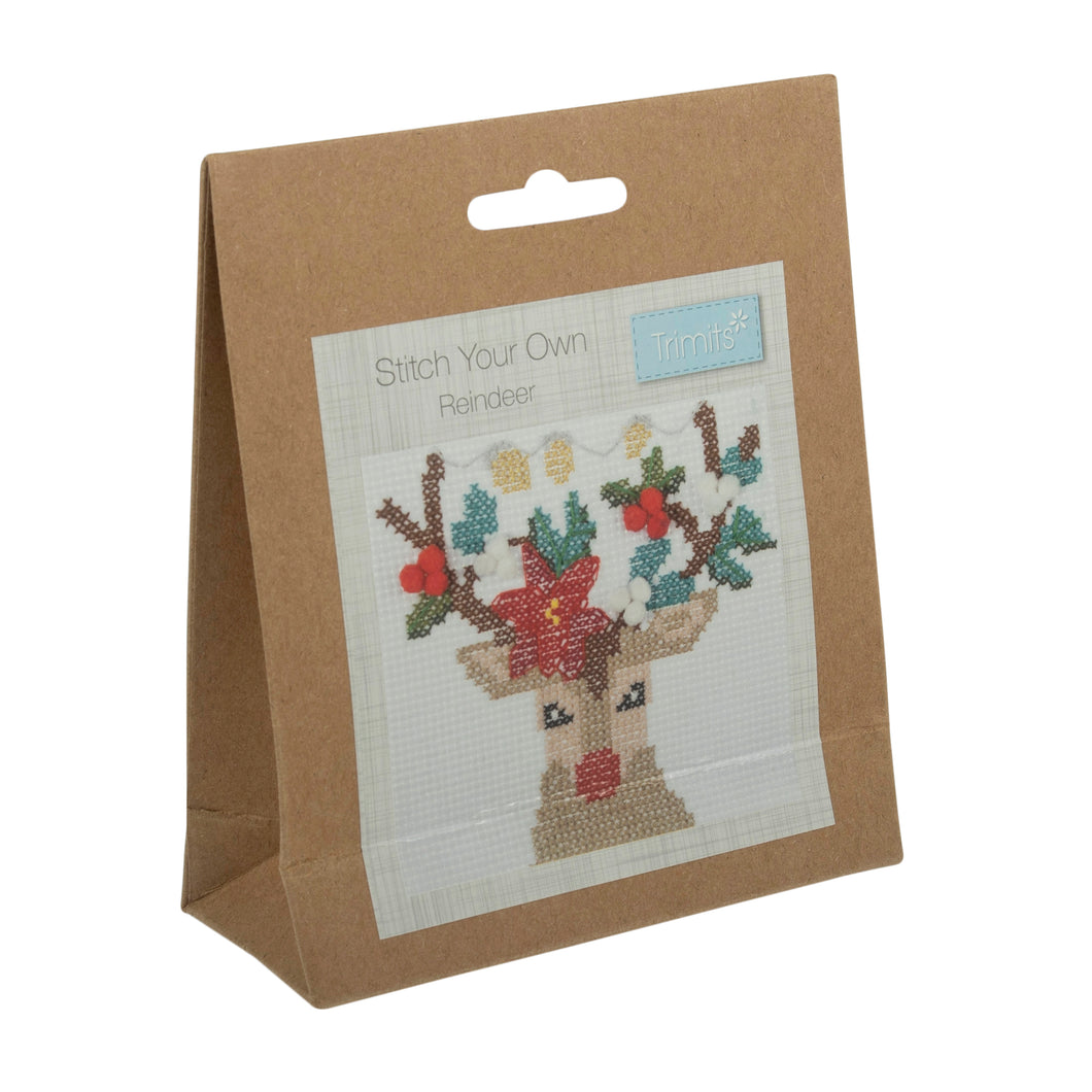 Christmas Reindeer - Cross Stitch Kit