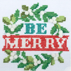 Christmas Wreath - Cross Stitch Kit