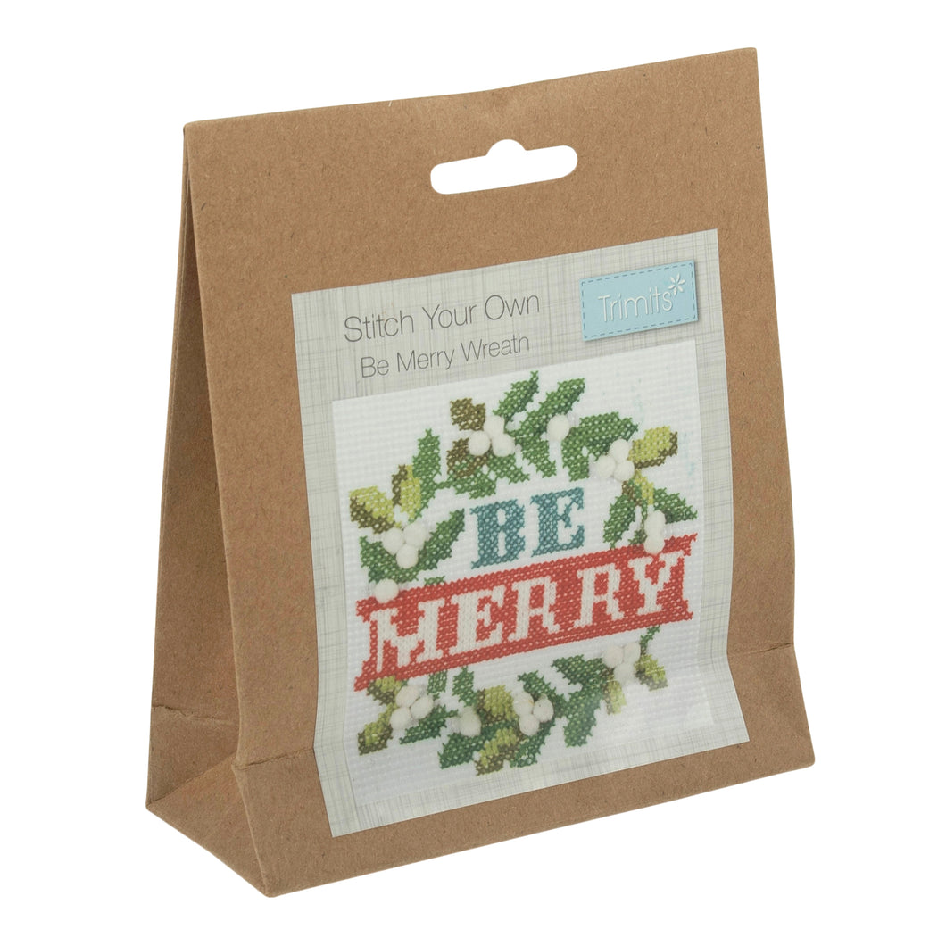 Christmas Wreath - Cross Stitch Kit