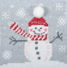 Load image into Gallery viewer, Christmas Snowman - Cross Stitch Kit