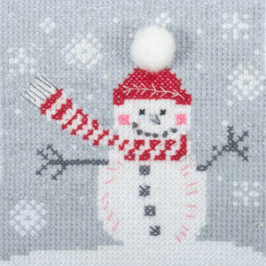 Christmas Snowman - Cross Stitch Kit