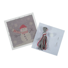 Load image into Gallery viewer, Christmas Snowman - Cross Stitch Kit