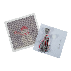 Christmas Snowman - Cross Stitch Kit