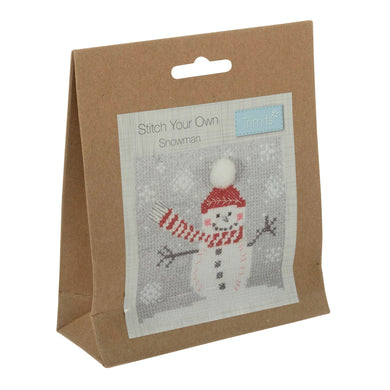 Christmas Snowman - Cross Stitch Kit