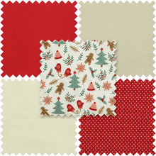 Load image into Gallery viewer, Christmas Fat Quarter Pack - Gingerbread