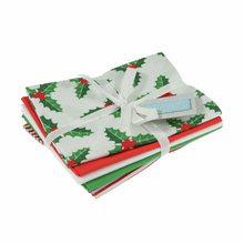 Load image into Gallery viewer, Christmas Fat Quarter Pack - Holly