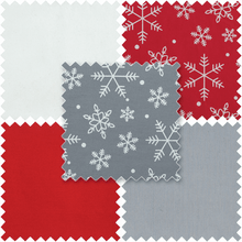 Load image into Gallery viewer, Christmas Fat Quarter Pack - Festive Glitter