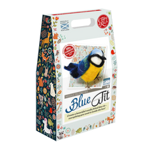 Load image into Gallery viewer, The Crafty Kit Company - Blue Tit Needle Felting Kit